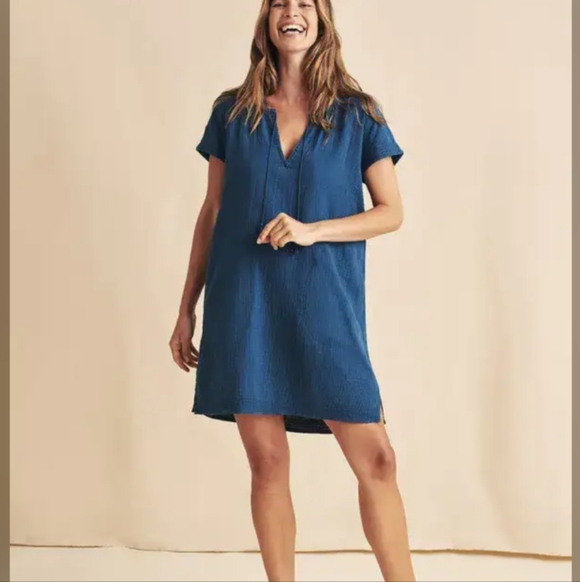 Faherty Dresses & Skirts - Faherty Ninie Shift Dress Majolica